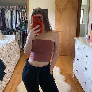 Brandy Melville maroon tube top